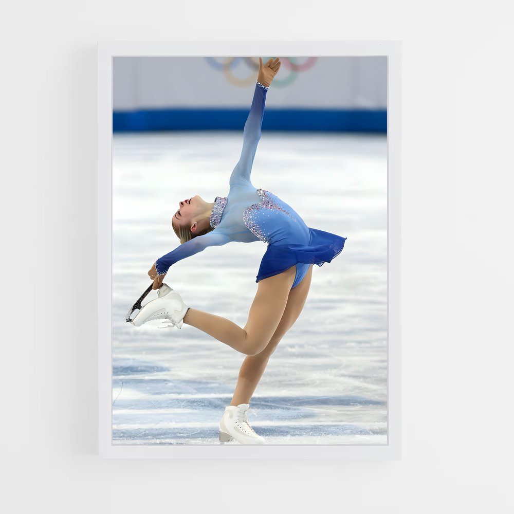 Poster Danse Glaciaire – affiche Patinage artistique (vue 3)